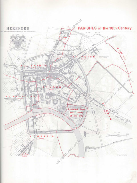 HTT-Town-Hereford-07-Map 6 Parishes in the 18th century.jpg