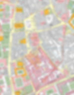 A sample of from the Cambridge Map with Tanner's Hall in the Centre.